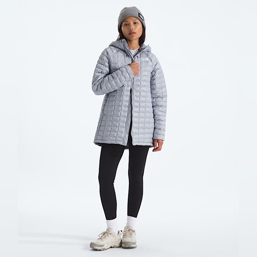 The North Face Women's THERMOBALL™ Hooded Parka in Blue Flax Size Small